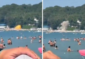 Un dron ucraniano mata a seis personas en una playa junto a un resort turístico en el Mar Negro