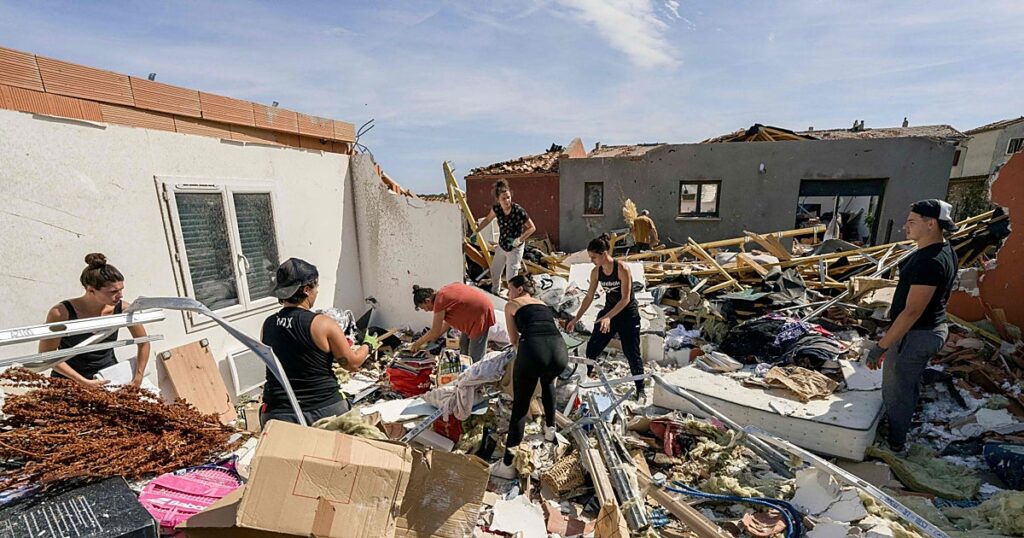 Un tornado provoca más de 40 heridos en el sur de Francia
