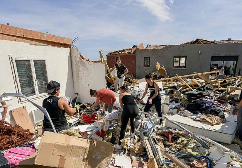 Un tornado provoca más de 40 heridos en el sur de Francia