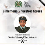 47 mil mujeres policías rindieron homenaje a patrullera asesinada en Nariño