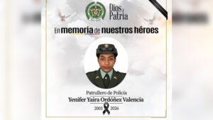 47 mil mujeres policías rindieron homenaje a patrullera asesinada en Nariño