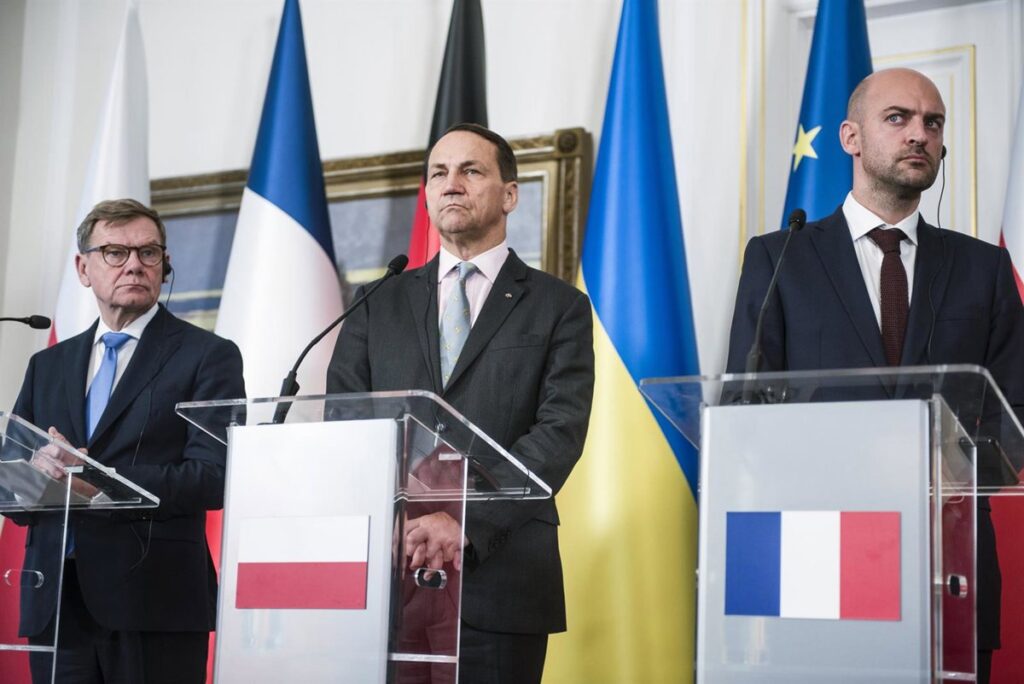 Alemania, Francia y Polonia avisan de que responderán a la escalada de Rusia en Europa: "Habrá consecuencias"