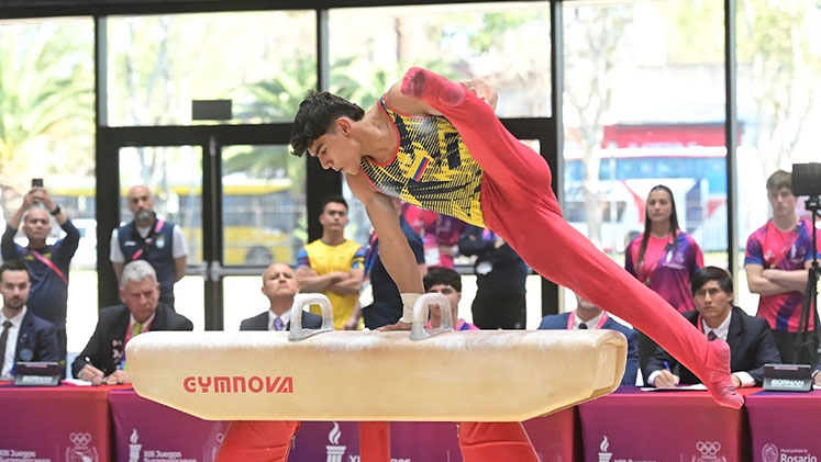 Ángel Barajas logró dos podios y va por más en los Juegos Suramericanos