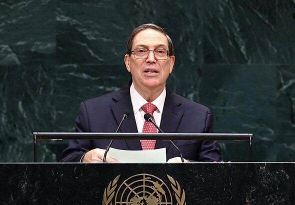 Cuba denuncia en la ONU que el bloqueo energético de EE.UU. es un «acto de guerra»