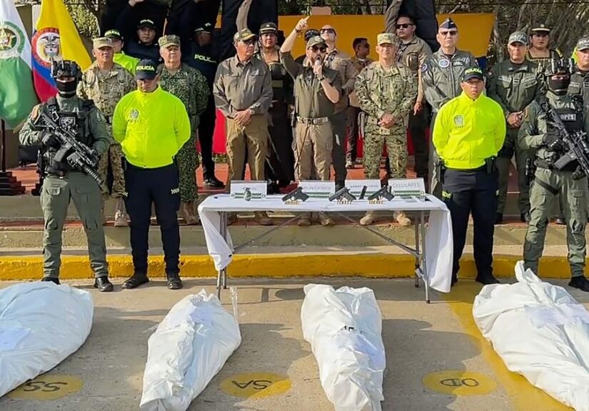 De la Espriella exhibe los cadáveres de cuatro personas pertenecientes al narco, entre ellos un cabecilla de las ACSN