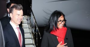 Delcy Rodríguez llega a Nueva York para participar en la Asamblea General de la ONU