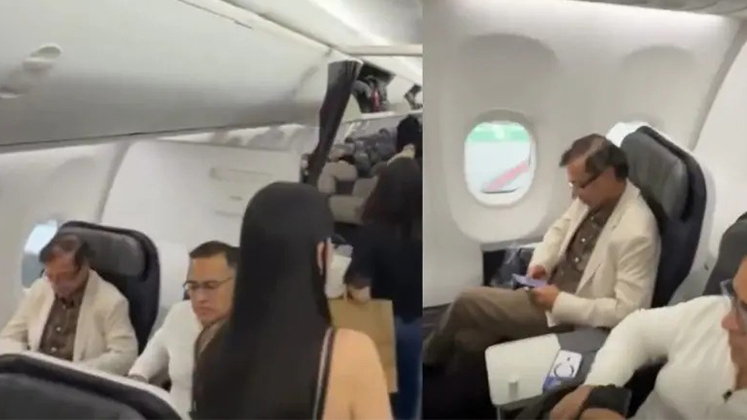 Gustavo Petro vivió incómodo momento tras abordar vuelo rumbo a México