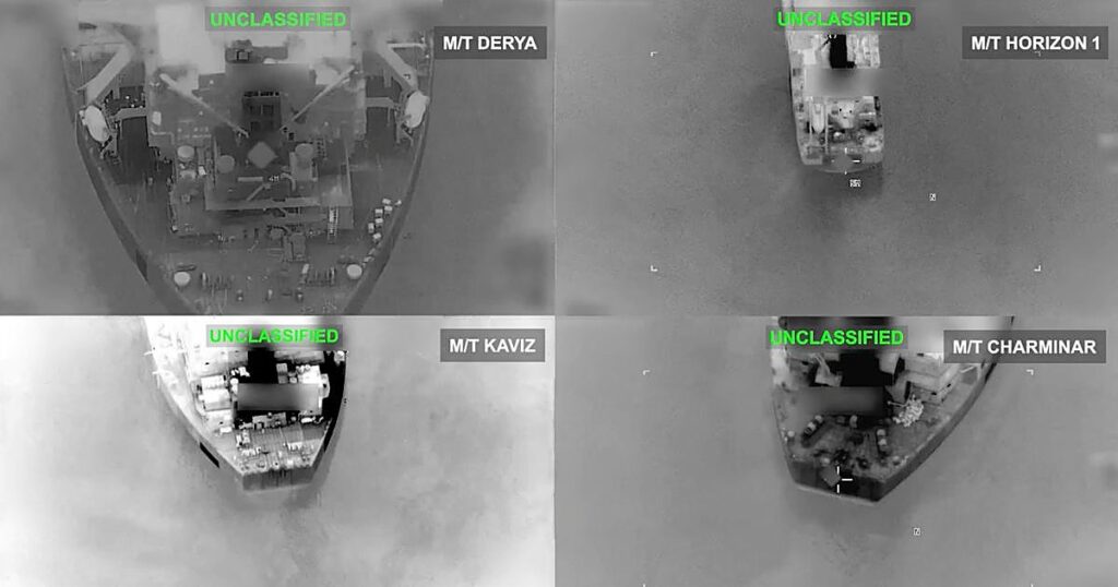 Irán ataca destructores de la Armada de EE.UU. en respuesta al bombardeo de cinco petroleros