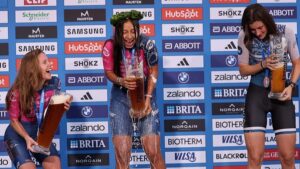 La cucuteña Keily Delgado se impuso en el Maratón de Patinaje de Berlín