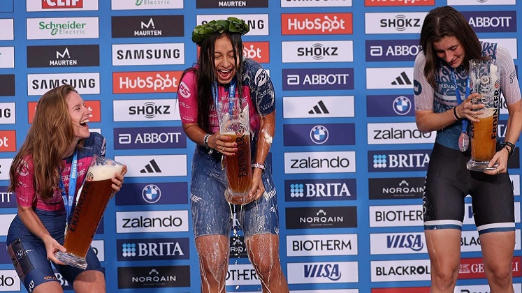 La cucuteña Keily Delgado se impuso en el Maratón de Patinaje de Berlín