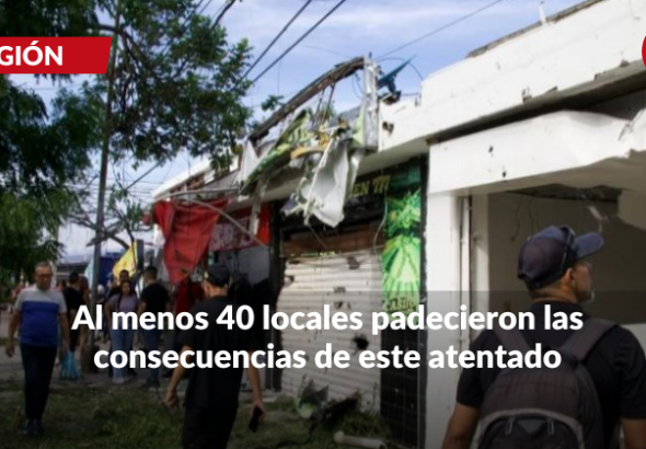 Las heridas y pérdidas millonarias que dejó el atentado contra la Policía en Los Patios