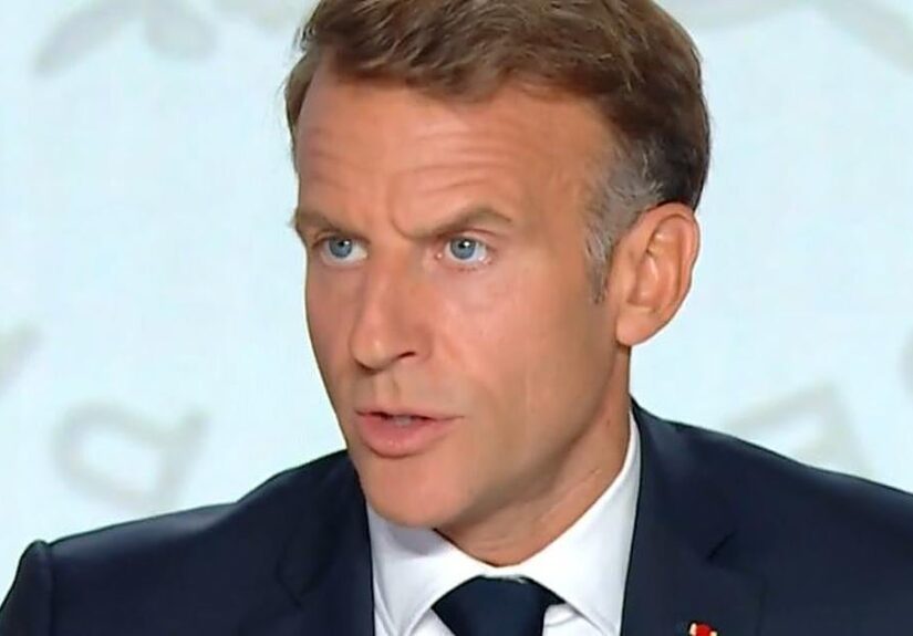 Macron anuncia el envío de soldados y misiles franceses para proteger el principal oleoducto de Arabia Saudí