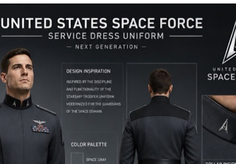 Trump muestra el uniforme de la Fuerza Espacial de EE.UU. y recibe numerosas críticas por su parecido con un traje nazi