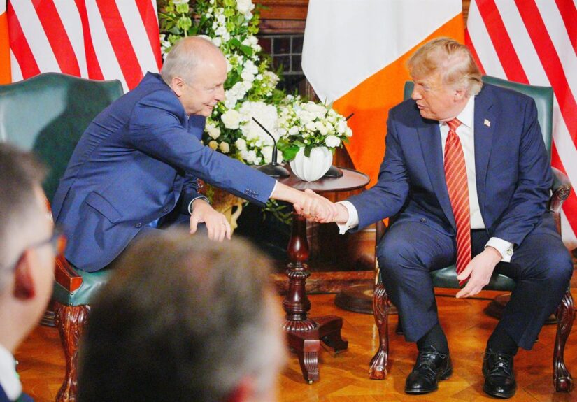 Trump señala que le "encantaría" la unificación de Irlanda