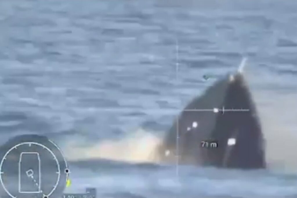 Ucrania informa de su victoria en la primera batalla naval de la historia entre drones