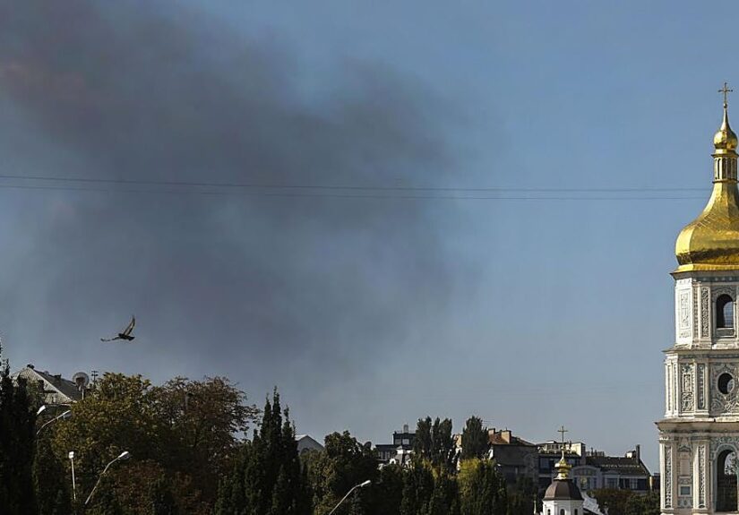 Un dron ruso golpea la sede de la agencia de Inteligencia ucraniana en Kiev