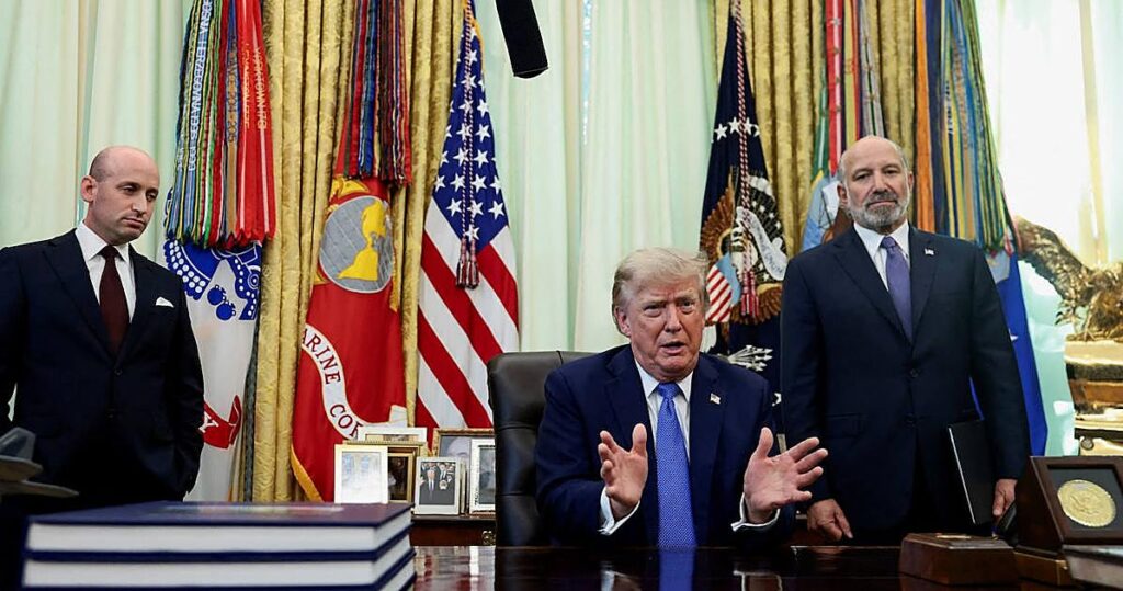 «¿Deberíamos llamarlo el estrecho de Trump?»