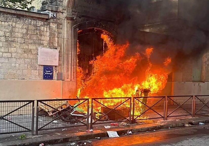 Las protestas de los estudiantes continúan en Francia pese al cierre de 400 institutos