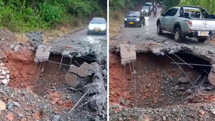 Rayo detonó explosivo que disidencias de las Farc escondían en una alcantarilla del Cauca