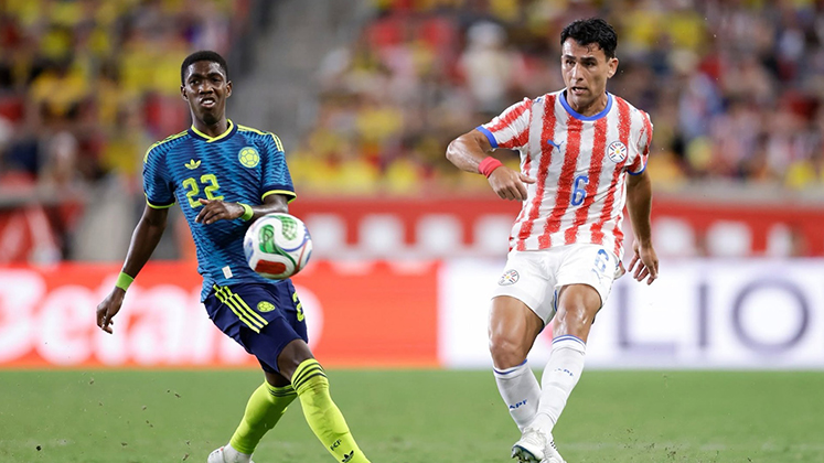 Una desconocida Colombia cayó ante Paraguay en amistoso de fecha FIFA